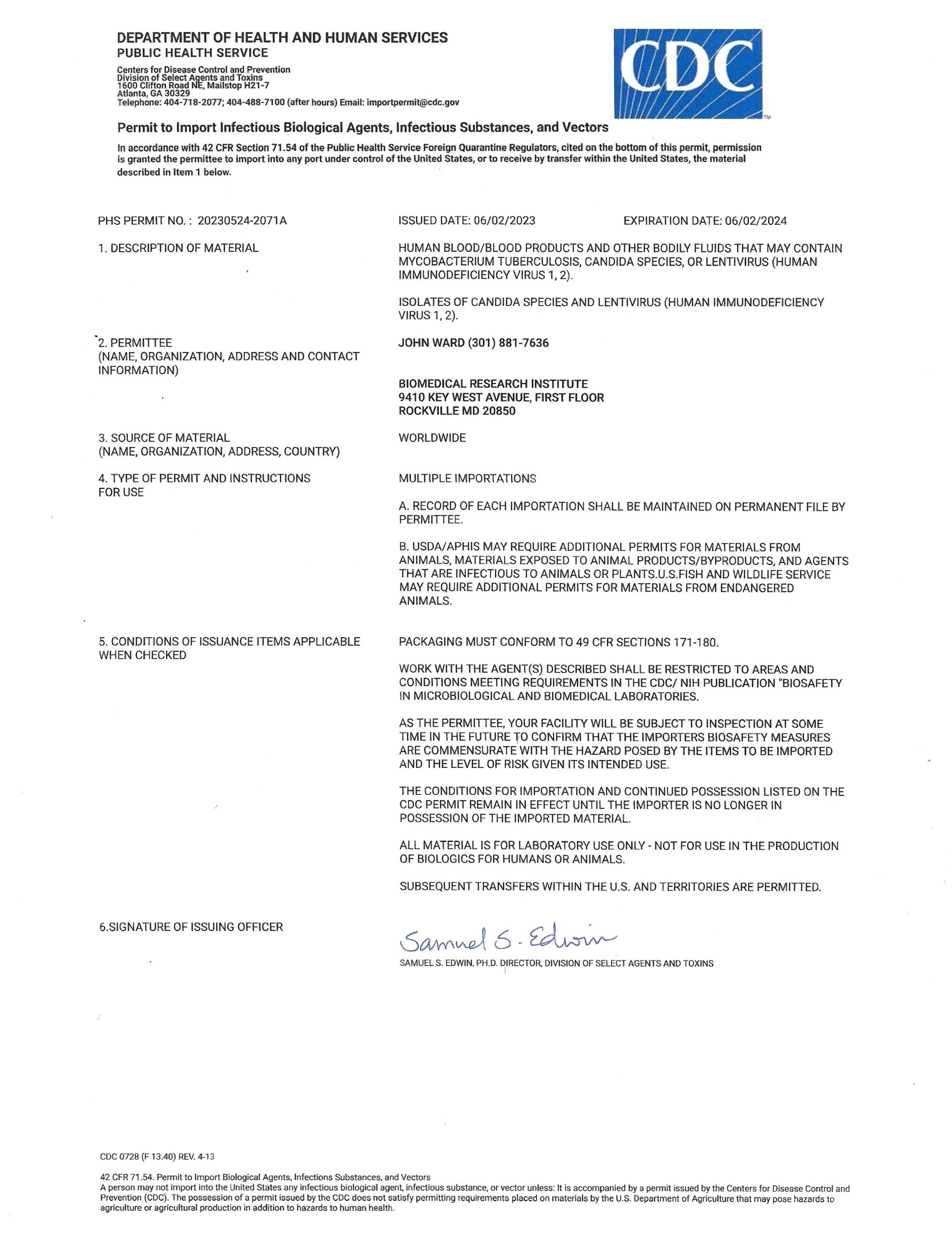 Documents ACTG and IMPAACT Laboratory Center